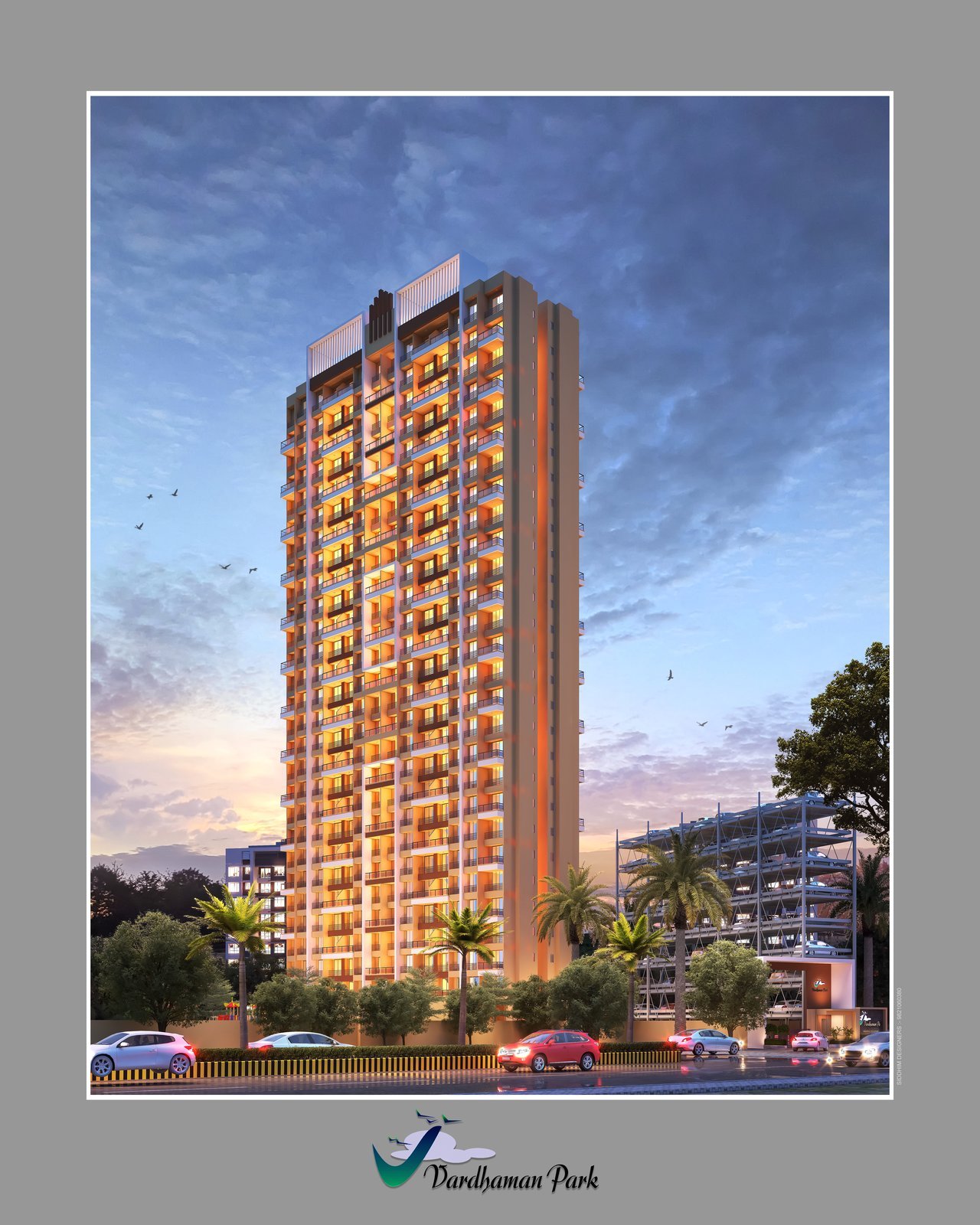 Codename Udaan Architectural Landmark - Evening Illumination